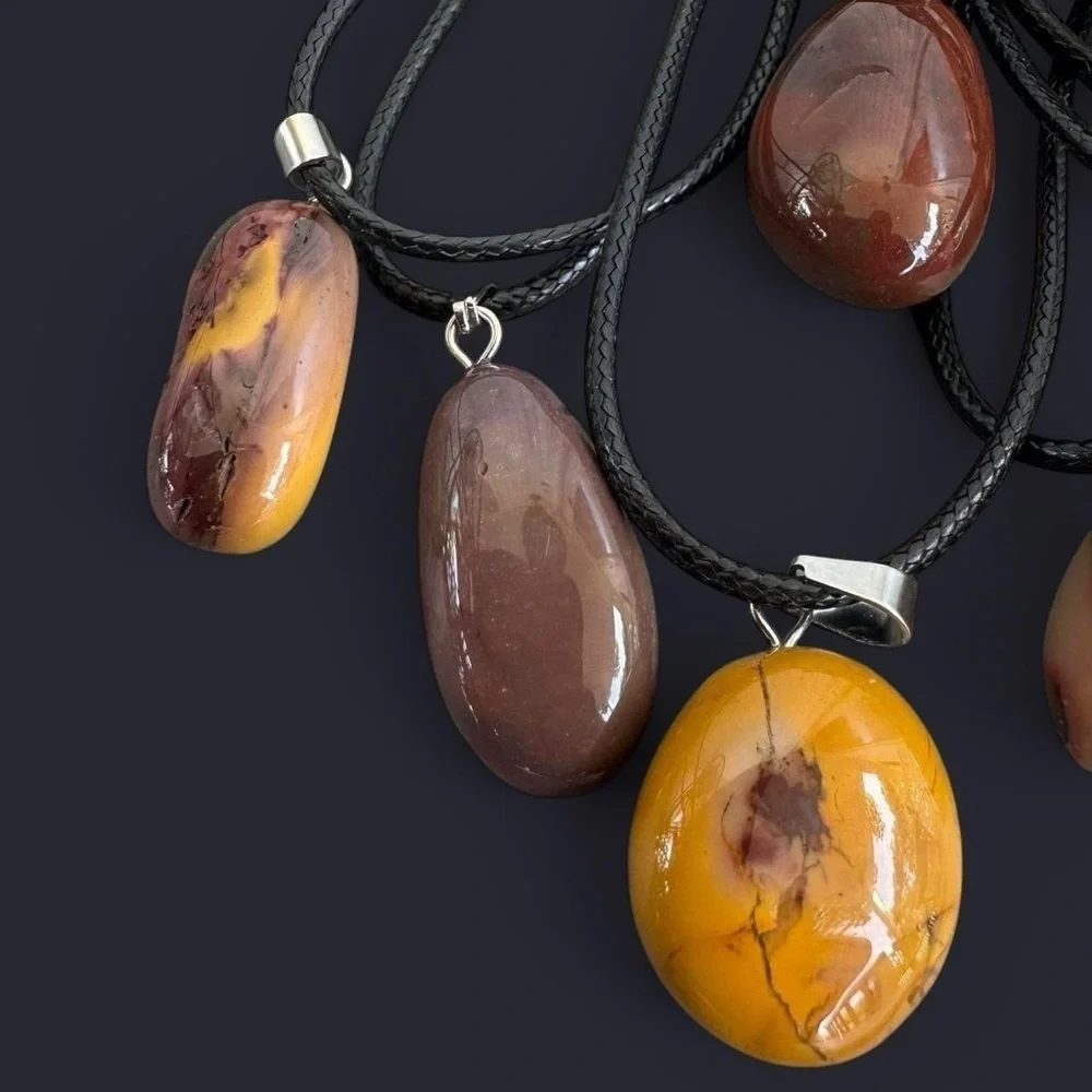 Mookaite Stone Pendant Necklace